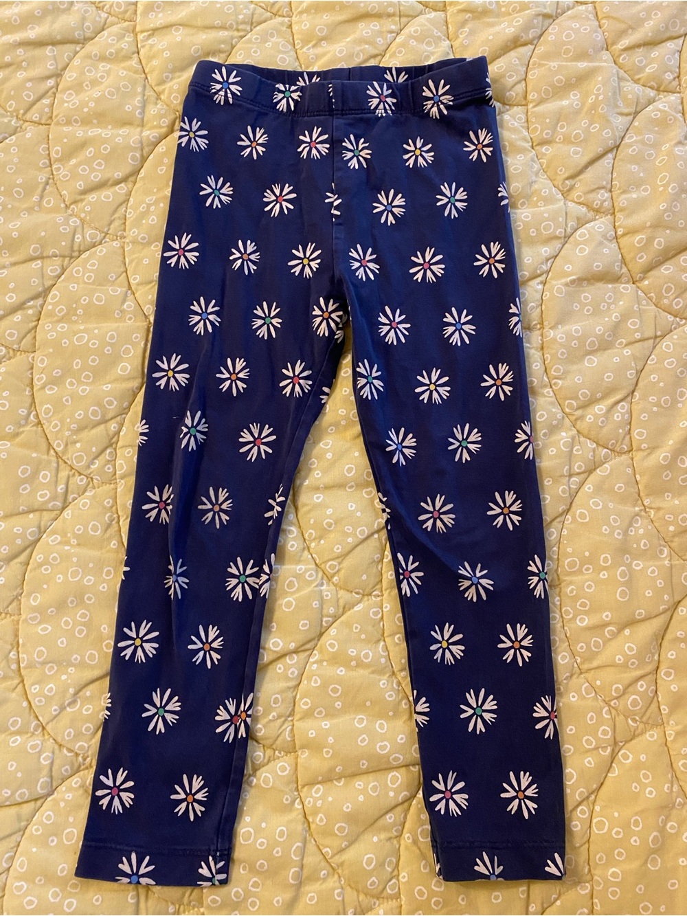Primary Girls' Navy Floral Print Leggings